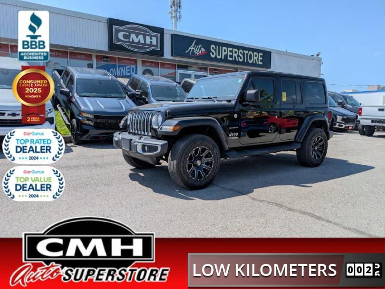 Used 2021 Jeep Wrangler Sahara Unlimited  **LOW KMS - DIESEL** for sale in St. Catharines, ON