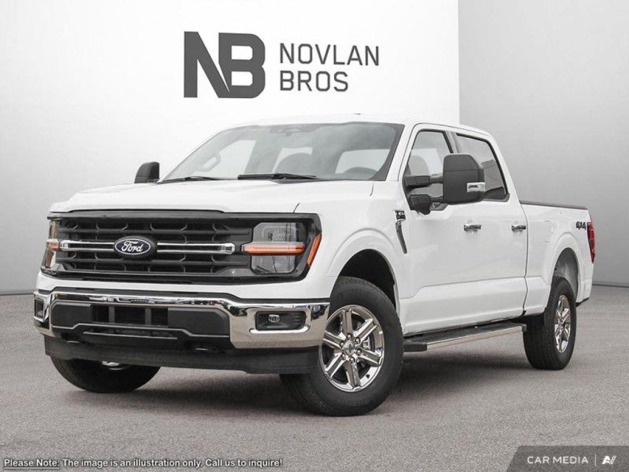 <b>Tow Package, 18 inch Chrome-Like PVD Wheels!</b><br> <br> <br> <br>Check out our great inventory of new vehicles at Novlan Brothers!<br> <br>  The Ford F-Series is the best-selling vehicle in Canada for a reason. Its simply the most trusted pickup for getting the job done. <br> <br>Just as you mold, strengthen and adapt to fit your lifestyle, the truck you own should do the same. The Ford F-150 puts productivity, practicality and reliability at the forefront, with a host of convenience and tech features as well as rock-solid build quality, ensuring that all of your day-to-day activities are a breeze. Theres one for the working warrior, the long hauler and the fanatic. No matter who you are and what you do with your truck, F-150 doesnt miss.<br> <br> This oxford white Crew Cab 4X4 pickup   has a 10 speed automatic transmission and is powered by a  400HP 3.5L V6 Cylinder Engine.<br> <br> Our F-150s trim level is XLT. This XLT trim steps things up with running boards and dual-zone climate control, along with great standard features such as class IV tow equipment with trailer sway control, remote keyless entry, cargo box lighting, and a 12-inch infotainment screen powered by SYNC 4 featuring SiriusXM satellite radio, Apple CarPlay, Android Auto and FordPass Connect 5G internet hotspot. Safety features also include blind spot detection, lane keep assist with lane departure warning, front and rear collision mitigation and automatic emergency braking. This vehicle has been upgraded with the following features: Tow Package, 18 Inch Chrome-like Pvd Wheels. <br><br> View the original window sticker for this vehicle with this url <b><a href=http://www.windowsticker.forddirect.com/windowsticker.pdf?vin=1FTFW3L89SKD92916 target=_blank>http://www.windowsticker.forddirect.com/windowsticker.pdf?vin=1FTFW3L89SKD92916</a></b>.<br> <br>To apply right now for financing use this link : <a href=http://novlanbros.com/credit/ target=_blank>http://novlanbros.com/credit/</a><br><br> <br/> Total  rebate of $6000 is reflected in the price.   Incentives expire 2025-06-30.  See dealer for details. <br> <br><br> Come by and check out our fleet of 20+ used cars and trucks and 100+ new cars and trucks for sale in Paradise Hill.  o~o