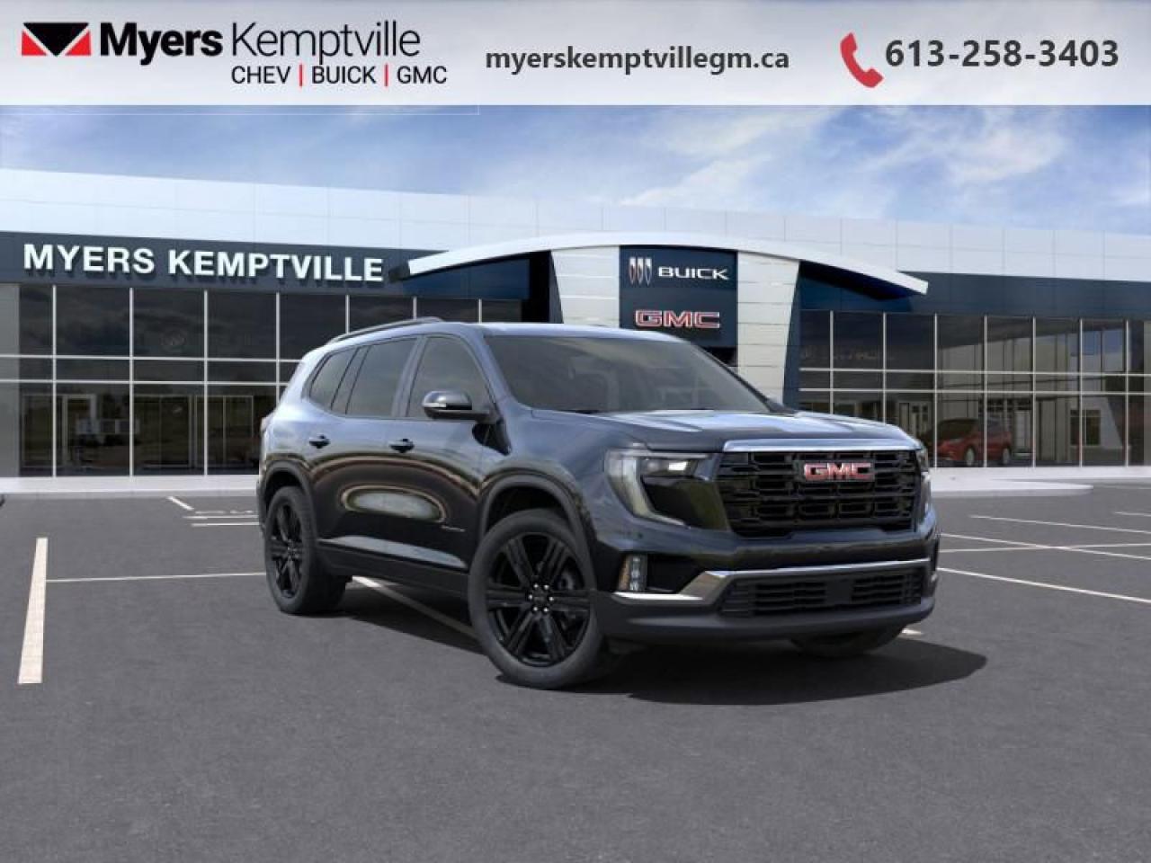 New 2025 GMC Acadia Elevation  -  Heated Seats for sale in Kemptville, ON