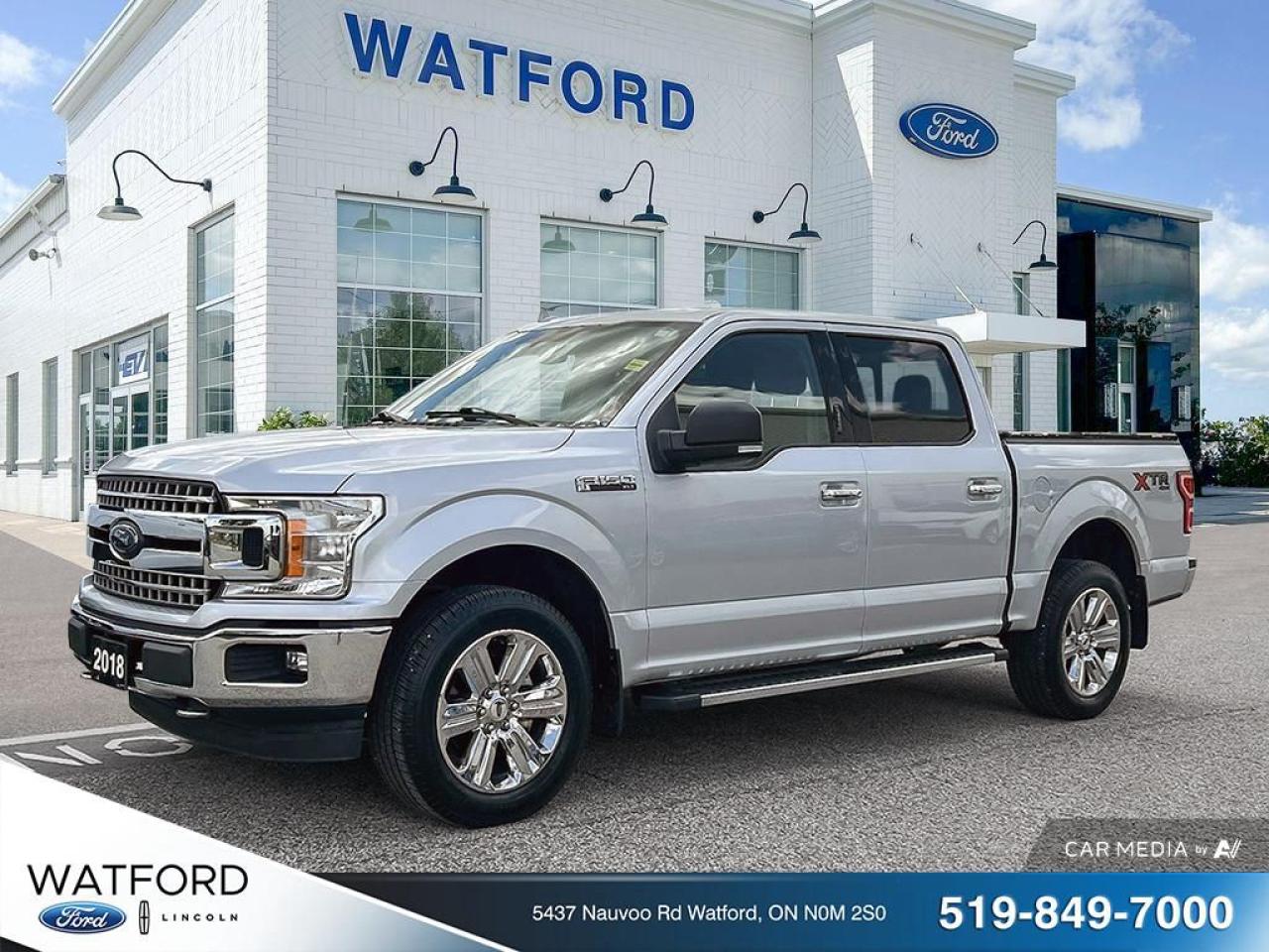 Used 2018 Ford F-150 XLT 4WD SuperCrew 5.5' Box for sale in Watford, ON