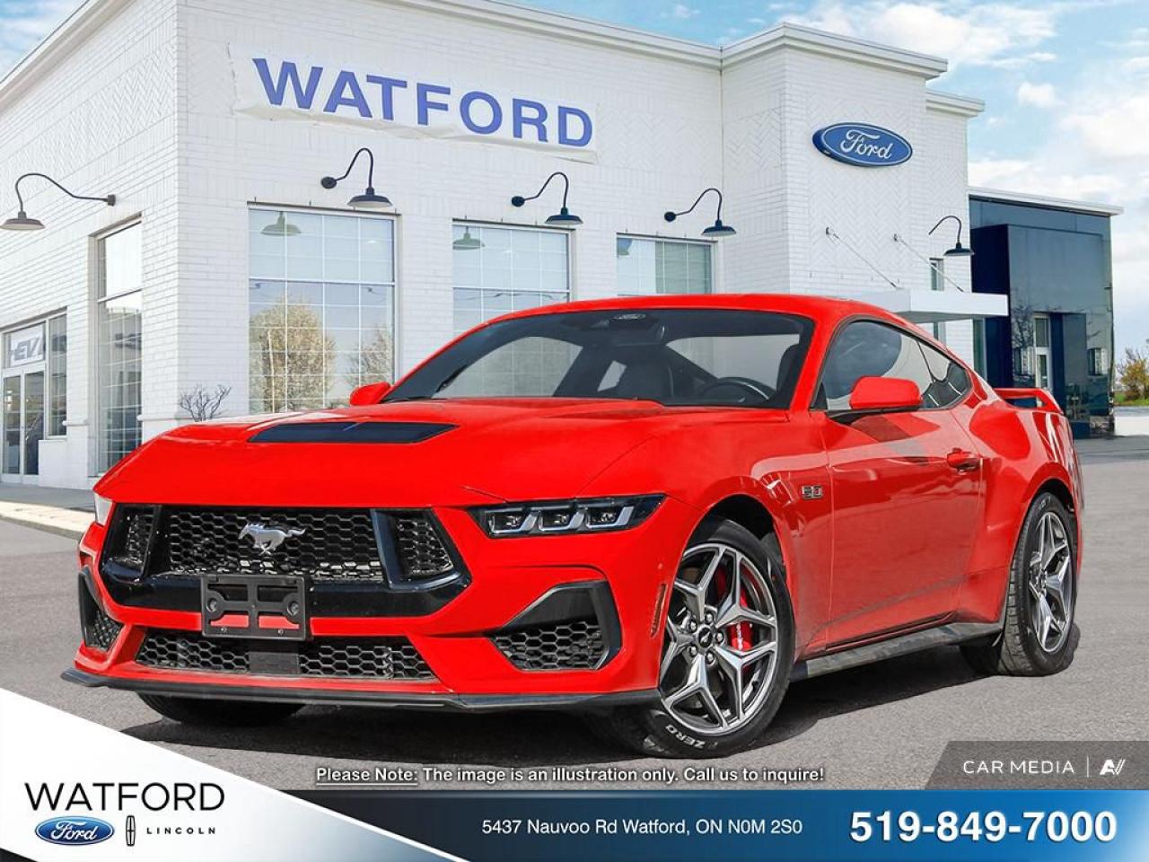 New 2025 Ford Mustang GT Premium for sale in Watford, ON