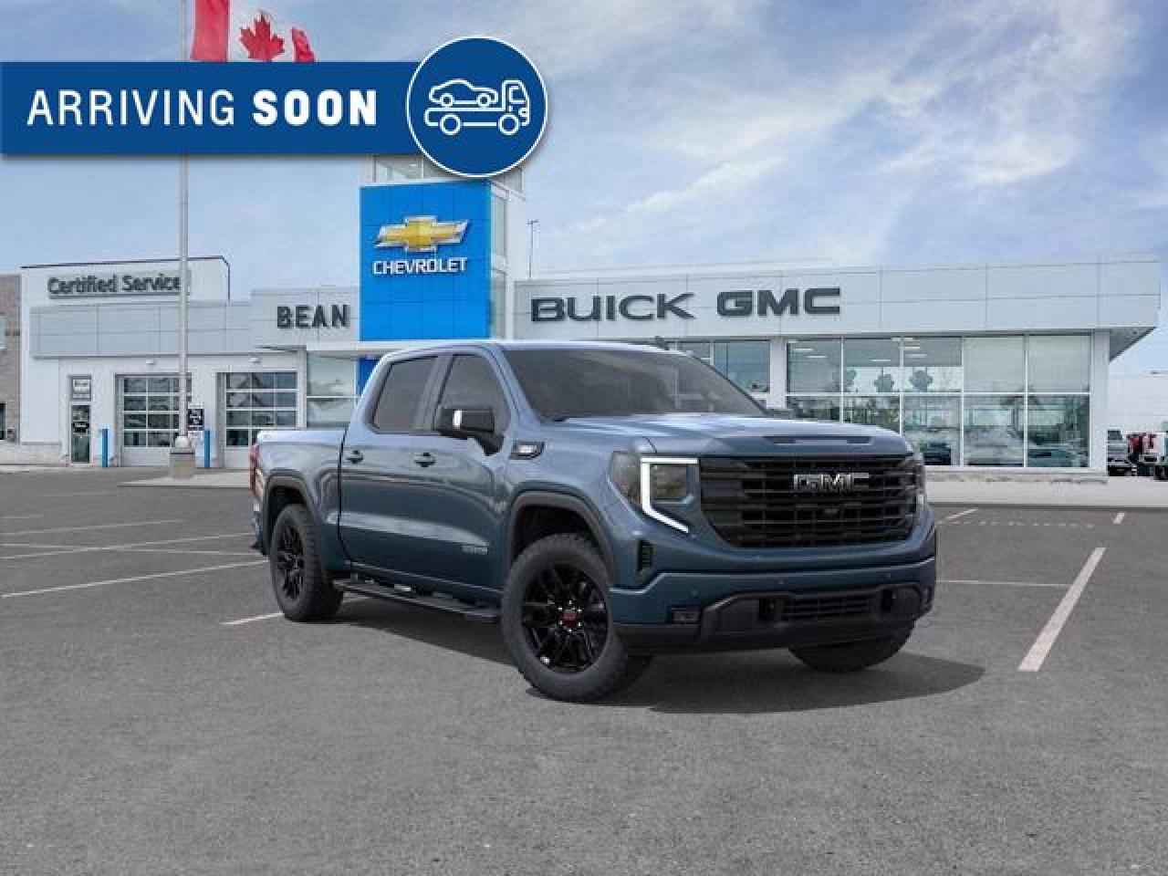 New 2025 GMC Sierra 1500 Elevation 3.0L DURAMAX WITH REMOTE START/ENTRY, HEATED SEATS, HEATED STEERING WHEEL, CRUISE CONTROL, HD SURROUND VISION, BOSE SOUND SYSTEM for sale in Carleton Place, ON