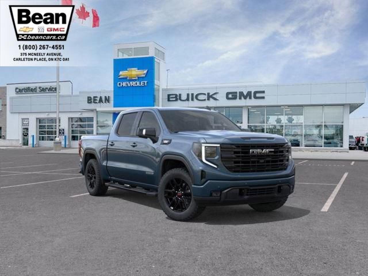 New 2025 GMC Sierra 1500 Elevation 3.0L DURAMAX WITH REMOTE START/ENTRY, HEATED SEATS, HEATED STEERING WHEEL, CRUISE CONTROL, HD SURROUND VISION, BOSE SOUND SYSTEM for sale in Carleton Place, ON