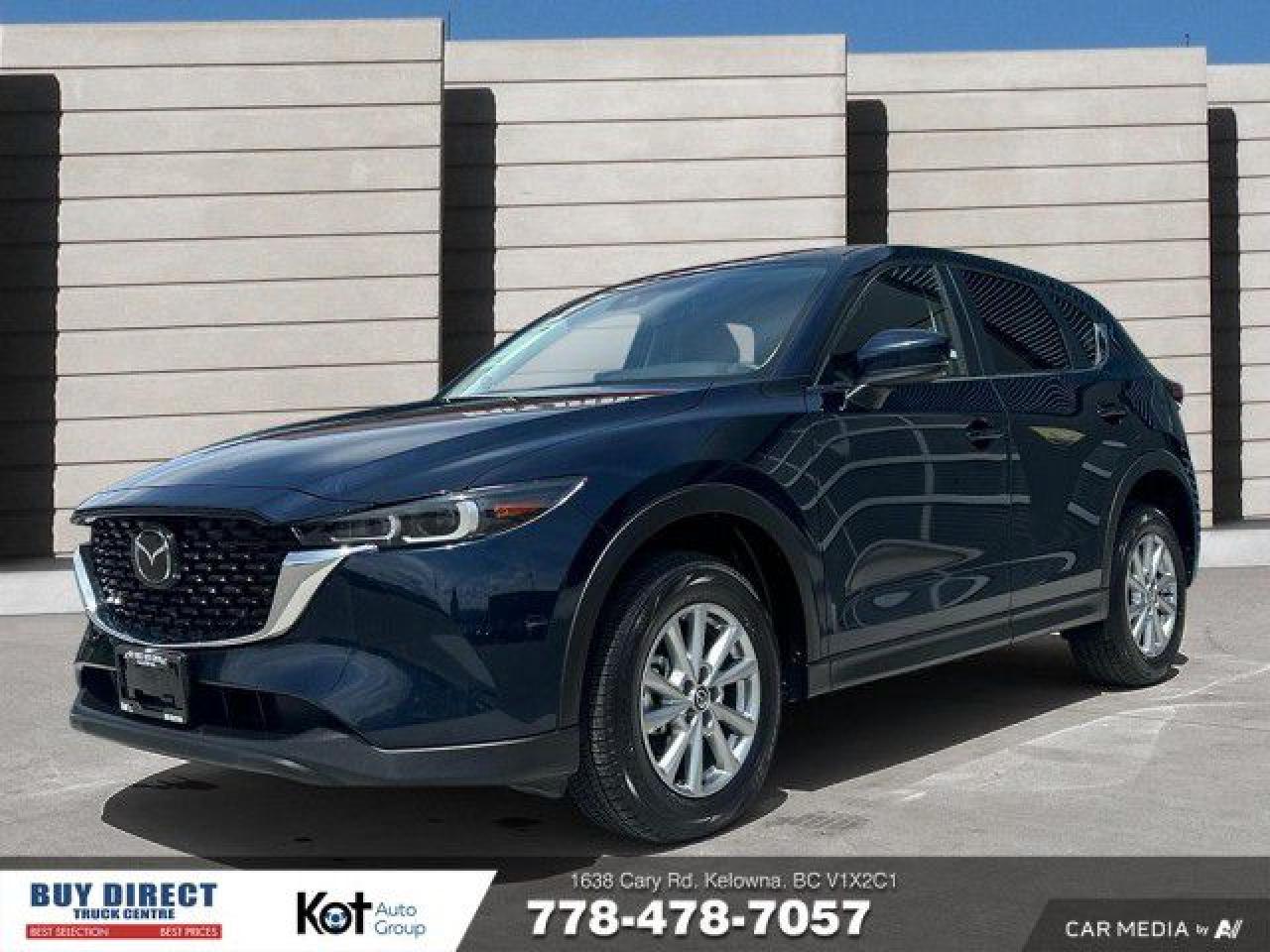 Used 2025 Mazda CX-5 GS AUTO, KEYLESS ENTRY, LEATHER HEATED SEATS, HEATED WHEEL, BACK UP CAMERA AND BLUETOOTH!!!! for sale in Kelowna, BC