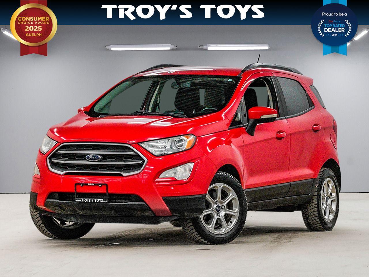 <p>Looking for a fun and fuel-efficient ride to navigate Canadian streets? Check out this vibrant red 2018 Ford EcoSport SE FWD, now available at Troys Toys! This compact SUV is perfect for city driving, offering a comfortable black interior and a surprisingly spacious cabin for its size. With a peppy 1L I3 engine, the EcoSport is designed to get you where you need to go while keeping your fuel costs down. This EcoSport has just 91,318km on the odometer and is ready for its next adventure.</p><p>This EcoSport SE is loaded with features designed to make every drive enjoyable. Youll appreciate the convenience of an automatic transmission and front-wheel drive, making it easy to handle in various conditions. The four-door design offers easy access for passengers and cargo, making this a versatile vehicle for everyday use. The 2018 Ford EcoSport SE FWD at Troys Toys is the perfect blend of style, practicality, and efficiency.</p><p>Heres what makes this EcoSport stand out:</p><ul><li><strong>Compact Agility:</strong> Effortlessly maneuver through city streets and tight parking spots.</li><li><strong>Fuel-Sipping Efficiency:</strong> The 1L I3 engine delivers impressive fuel economy, saving you money at the pump.</li><li><strong>Versatile Cargo Space:</strong> Despite its compact size, the EcoSport offers surprising cargo capacity for your gear.</li><li><strong>Stylish Design:</strong> Turn heads with its eye-catching red exterior.</li><li><strong>User-Friendly Features:</strong> The EcoSport SE is equipped with features that make every drive a breeze.</li></ul><p><strong><em>Powered by AutoIntelligence&trade;</em></strong> Vehicle information has been generated using artificial intelligence and is provided for informational purposes only. While efforts are made to ensure accuracy, please confirm all details directly with the dealer.</p>
