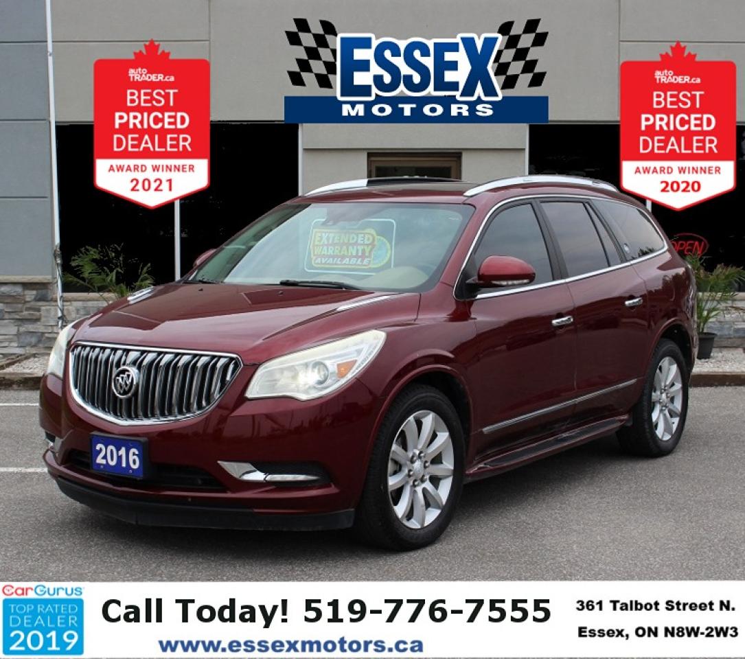 Used 2016 Buick Enclave Premium*AWD*Low Ks*Heated Leather*Moon Roof*BT for sale in Essex, ON
