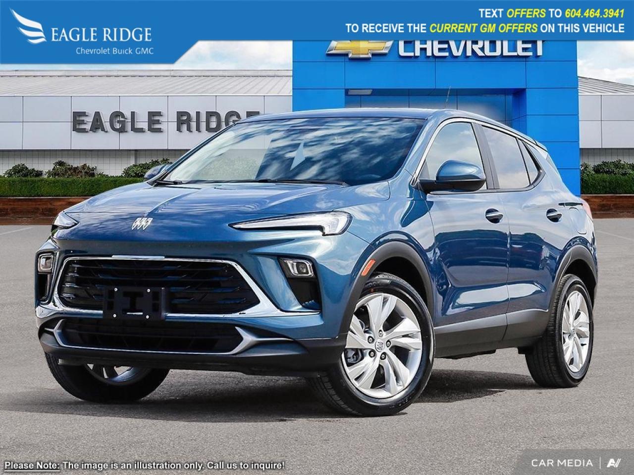 New 2026 Buick Encore GX Preferred 11-inch infotainment touchscreen, 8-inch digital driver display, wireless Apple CarPlay and Android Auto, Bluetooth, WiFi hotspot capability, six-speaker audio system, voice recognition, blind-spot mo for sale in Coquitlam, BC