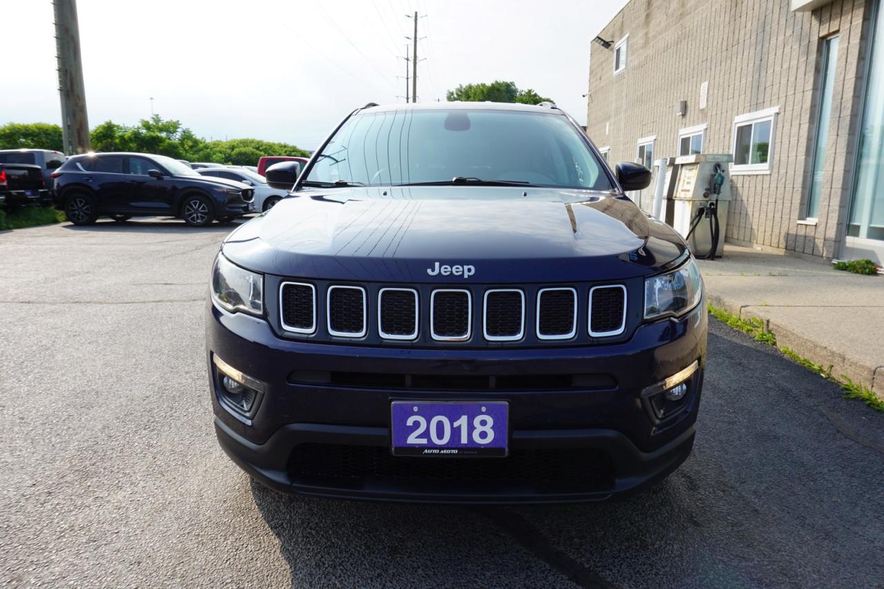 2018 Jeep Compass NORTH 4WD CERTIFIED *FREE ACCIDENT* BLUETOOTH LEATHER HEATED SEATS CRUISE ALLOYS - Photo #2