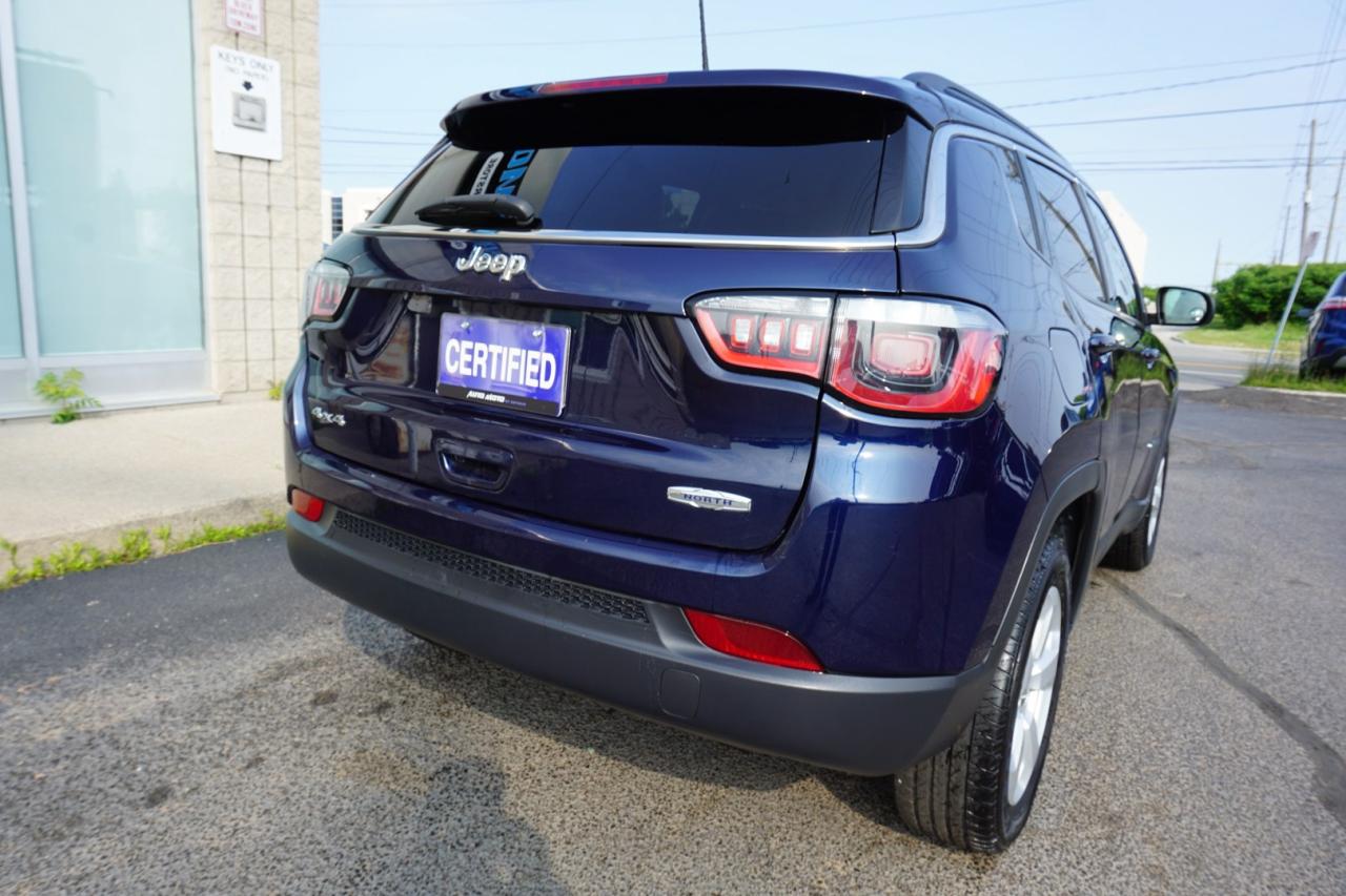 2018 Jeep Compass NORTH 4WD CERTIFIED *FREE ACCIDENT* BLUETOOTH LEATHER HEATED SEATS CRUISE ALLOYS - Photo #6