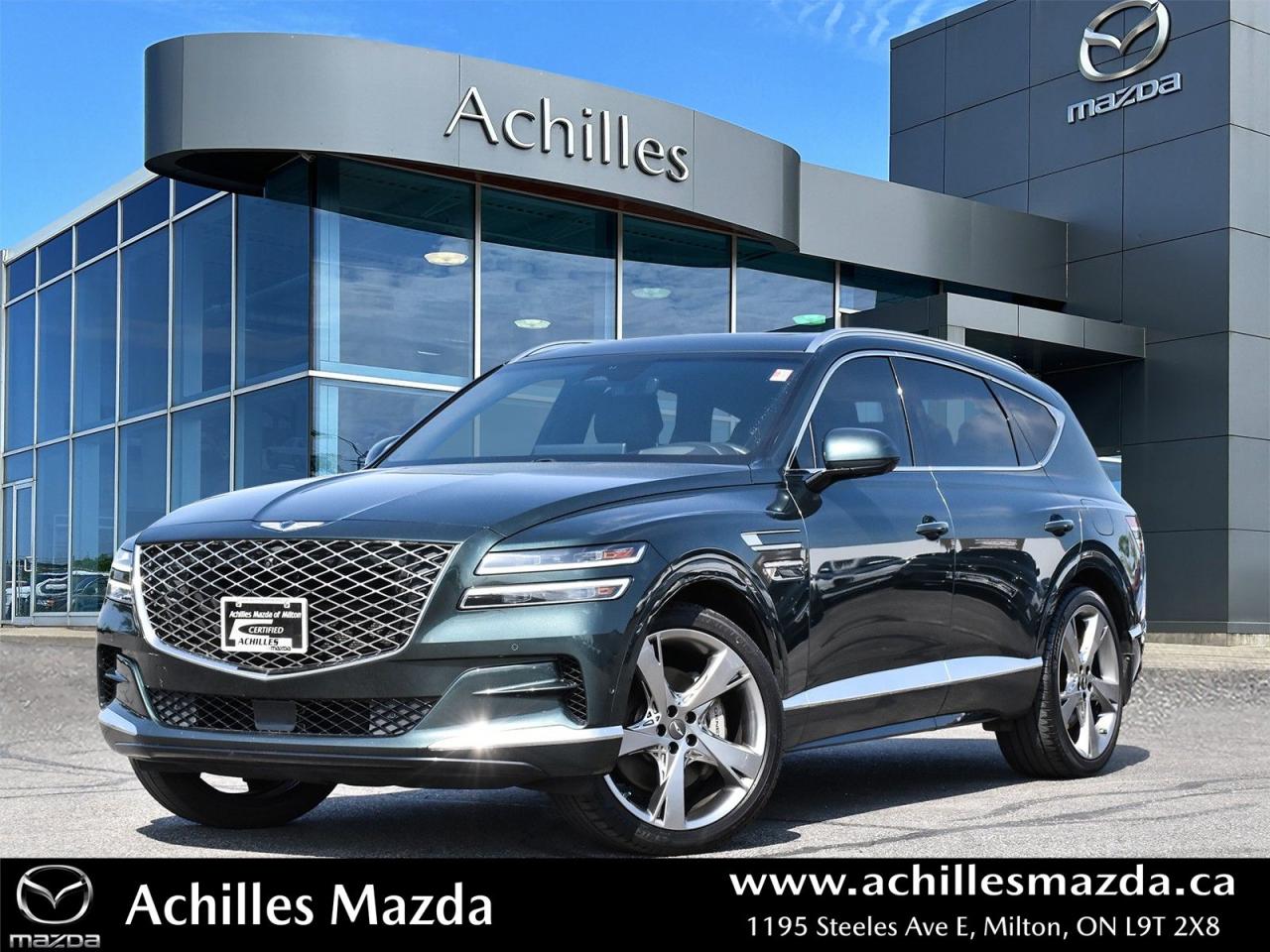 Used 2021 Genesis GV80 3.5T Prestige PRESTIGE, 3.5LT V6, AWD, LEATHER, MOONROOF for sale in Milton, ON