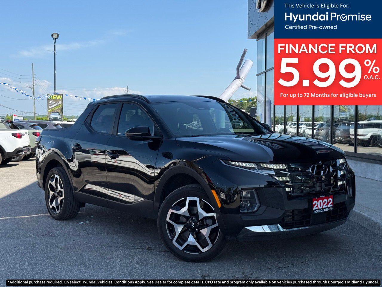 Used 2022 Hyundai Santa Cruz Ultimate AWD for sale in Midland, ON