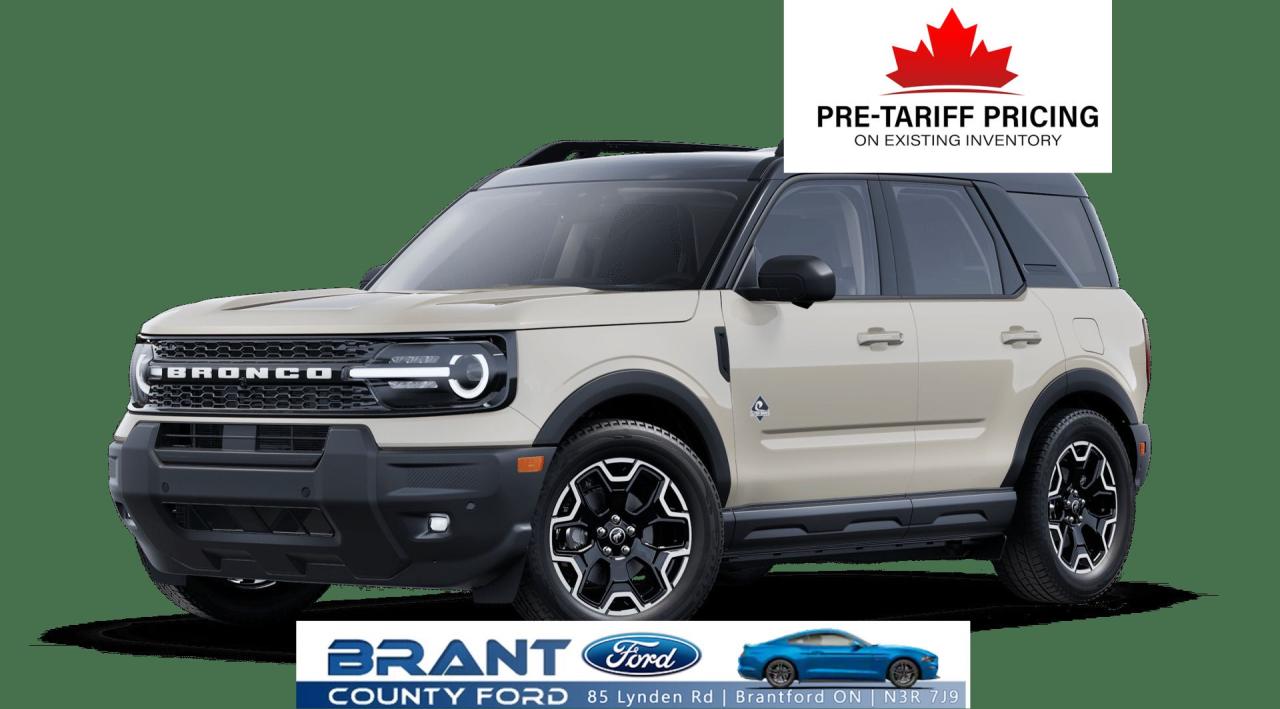 New 2025 Ford Bronco Sport Outer Banks for sale in Brantford, ON