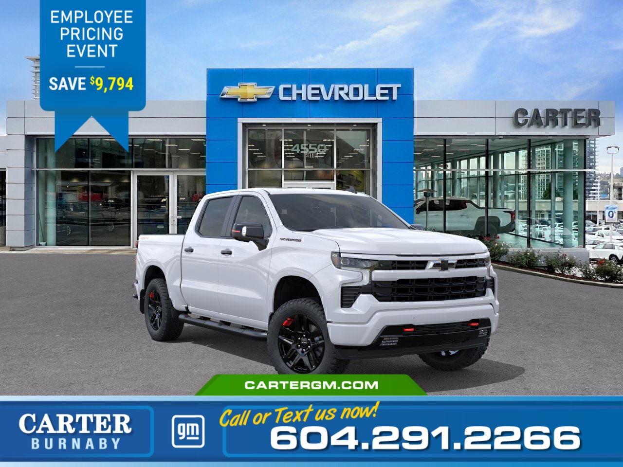 New 2025 Chevrolet Silverado 1500 RST 4WD | SAVE $9,794/5.3L ENGINE/TRAILERING PKG for sale in Burnaby, BC