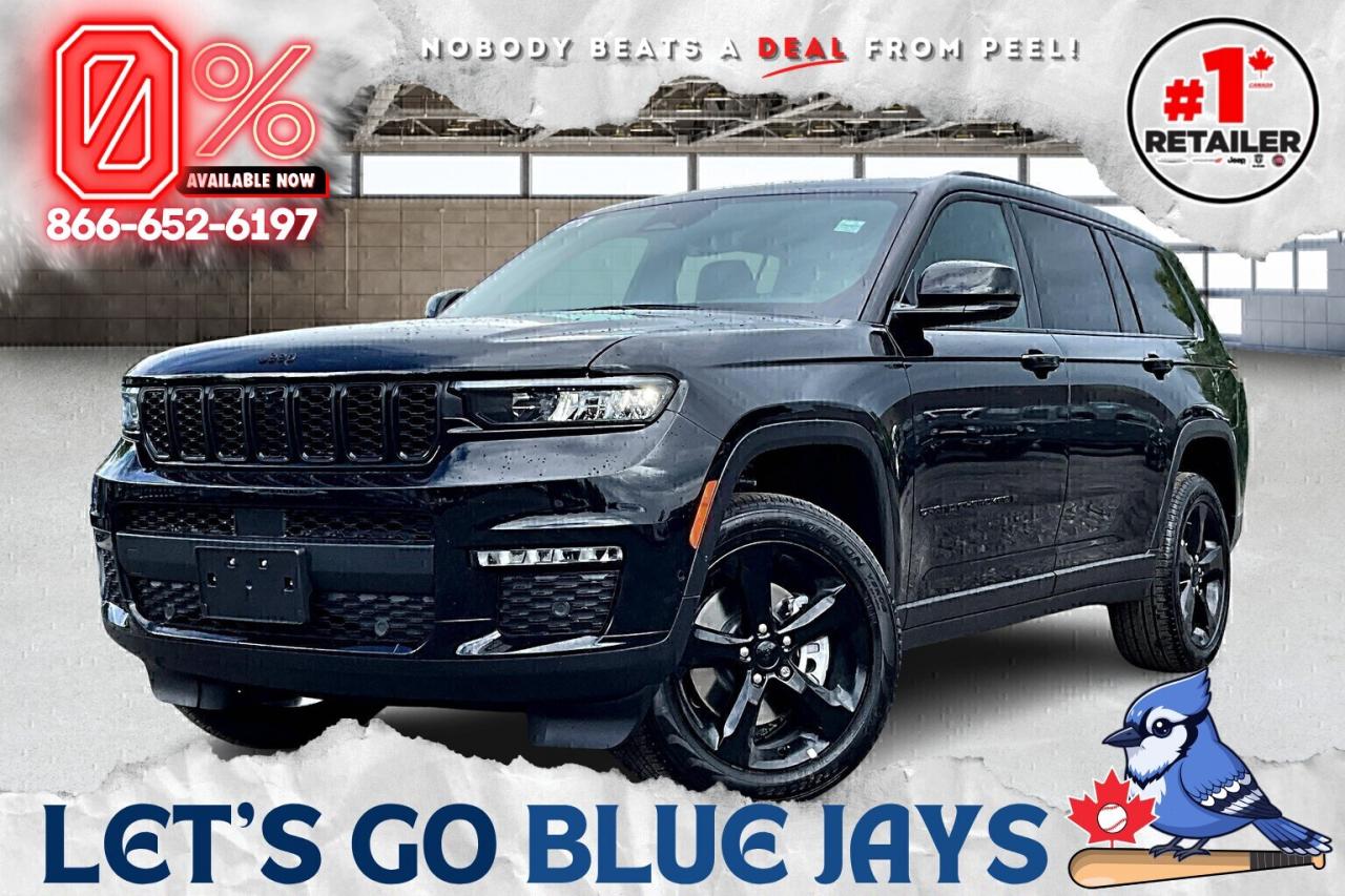 New 2025 Jeep Grand Cherokee L LIMITED | Black App Pkg | Pano Roof | LuxTech 2 for sale in Mississauga, ON
