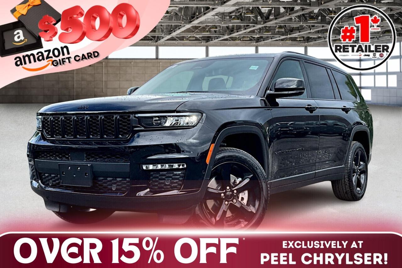 New 2025 Jeep Grand Cherokee L LIMITED | Black App Pkg | Pano Roof | LuxTech 2 for sale in Mississauga, ON