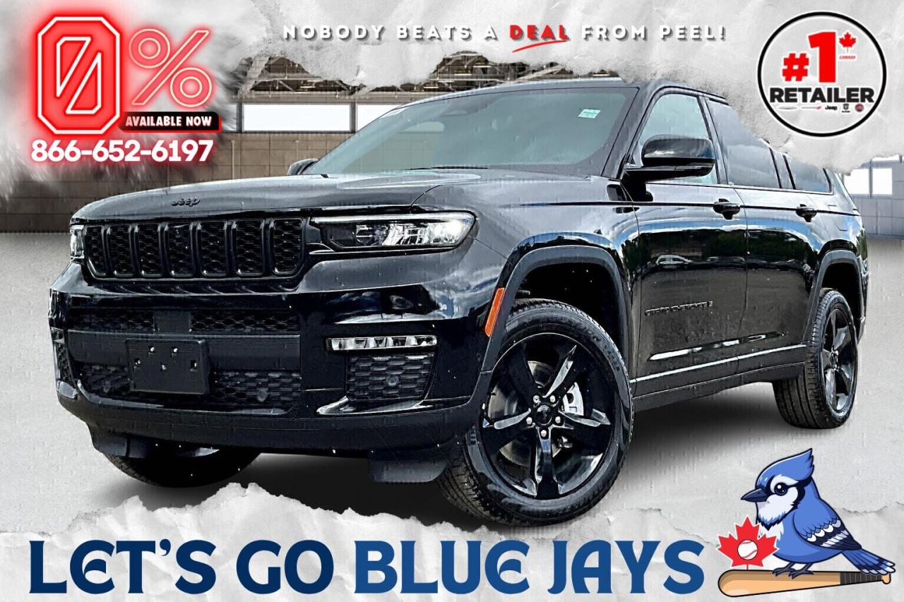 New 2025 Jeep Grand Cherokee L LIMITED | Black App Pkg | Pano Roof | LuxTech 2 for sale in Mississauga, ON