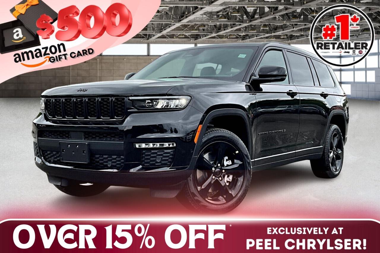 New 2025 Jeep Grand Cherokee L LIMITED | Black App Pkg | Pano Roof | 7-seater for sale in Mississauga, ON