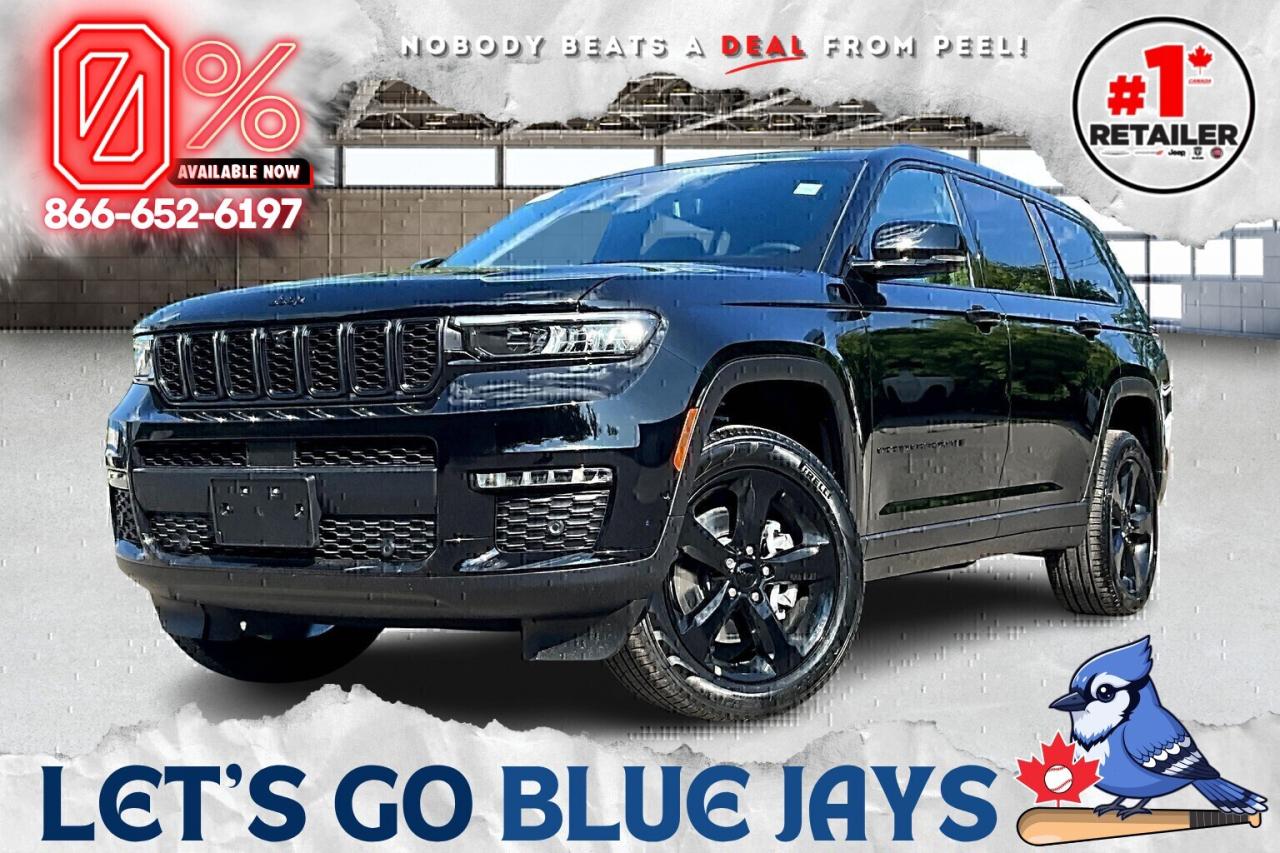 New 2025 Jeep Grand Cherokee L LIMITED | Black App Pkg | Pano Roof | 7-seater for sale in Mississauga, ON