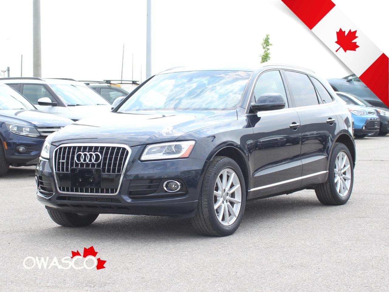 Used 2016 Audi Q5 2.0T Technik! Leather! Sunroof! Certified! for sale in Whitby, ON