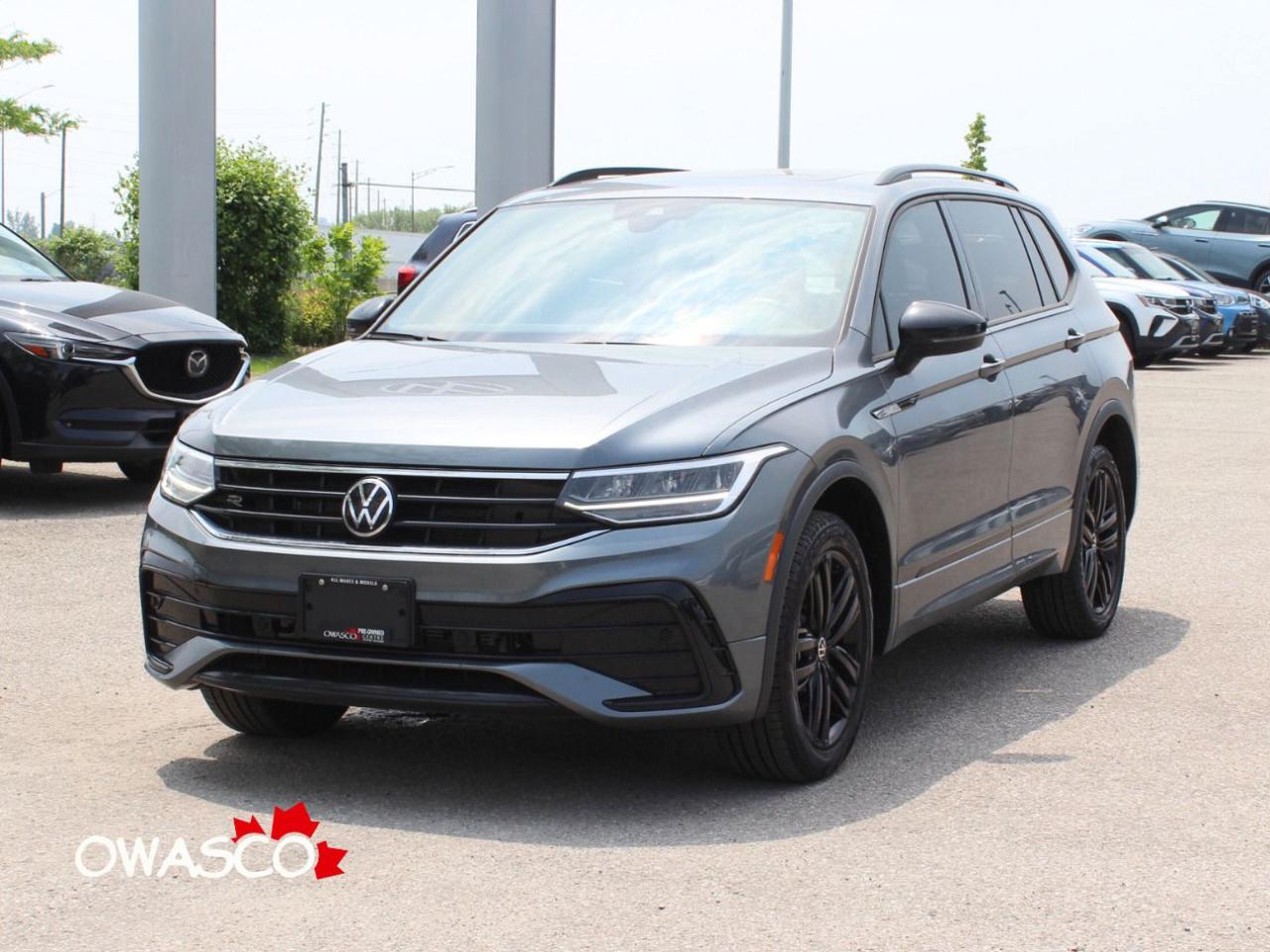 Used 2022 Volkswagen Tiguan 2.0L Comfortline R-Line Black Edition! 4MOTION! for sale in Whitby, ON