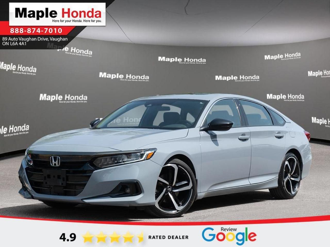 Used 2021 Honda Accord Sedan Sunroof| Auto Start| Honda Sensing| Apple Car Play for sale in Vaughan, ON