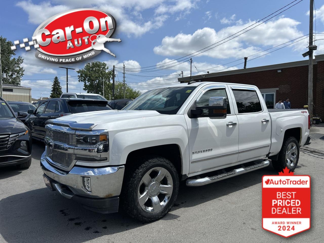 Used 2017 Chevrolet Silverado 1500 LTZ 4X4 |CREW | 6.2L V8| LEATHER |SUNROOF |CARPLAY for sale in Ottawa, ON