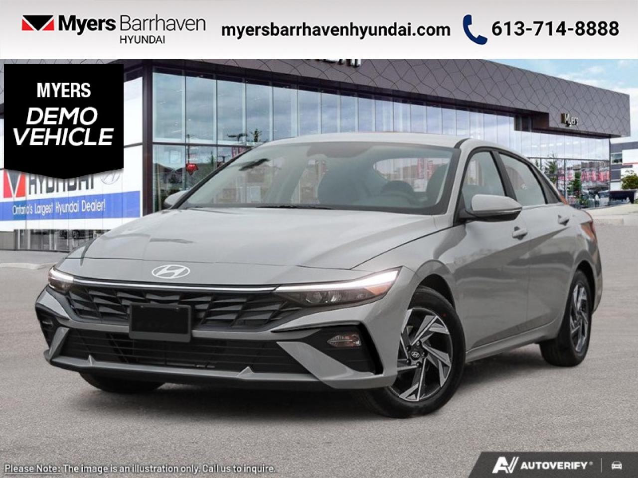 2025 Hyundai Elantra Luxury IVT  - Premium Audio - $218 B/W Photo0