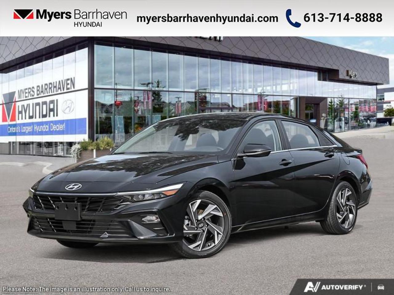 New 2025 Hyundai Elantra Luxury IVT  - Premium Audio - $218 B/W for sale in Nepean, ON