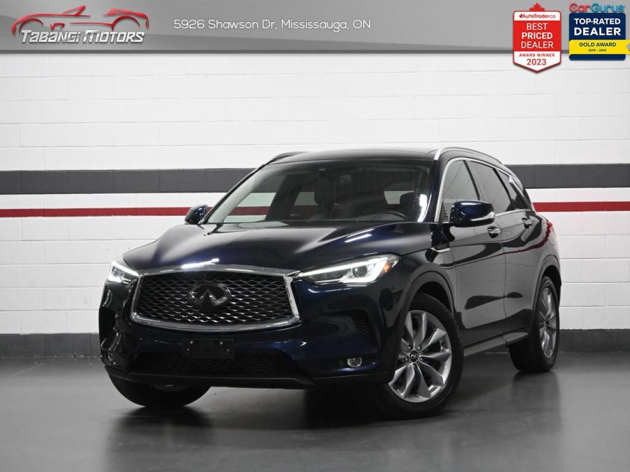 Used 2021 Infiniti QX50 LUXE  No Accident Leather Heated Seats Panoramic Roof Remote Start for sale in Mississauga, ON
