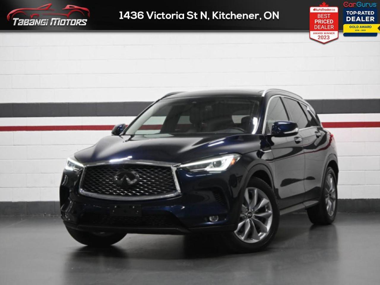 Used 2021 Infiniti QX50 LUXE  No Accident Leather Heated Seats Panoramic Roof Remote Start for sale in Mississauga, ON