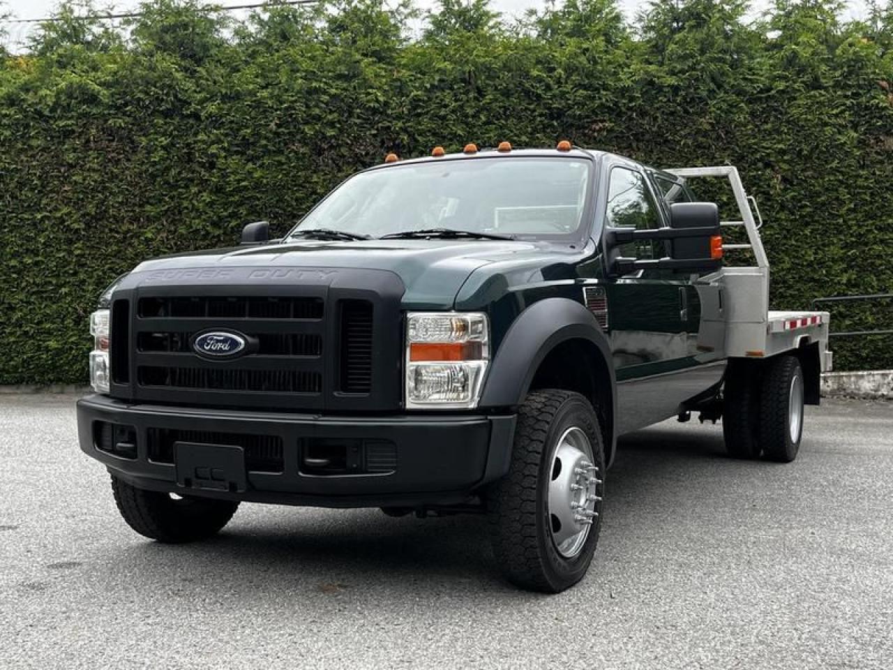 Used 2008 Ford F-550 Powerstroke Diesel SuperCab 10 Foot Flatdeck 4WD for sale in Burnaby, BC
