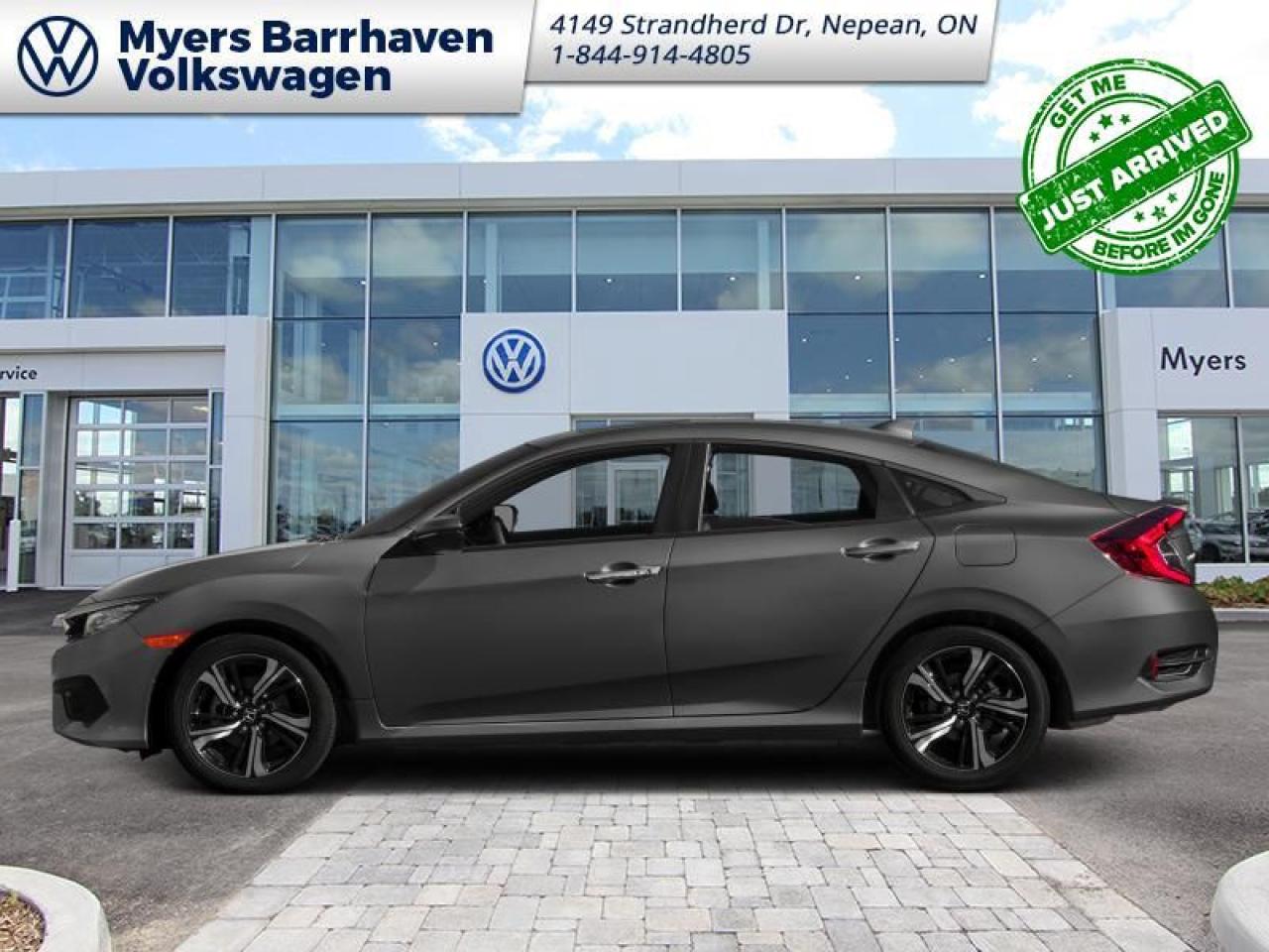 Used 2017 Honda Civic Sedan Touring  - Navigation -  Leather Seats for sale in Nepean, ON