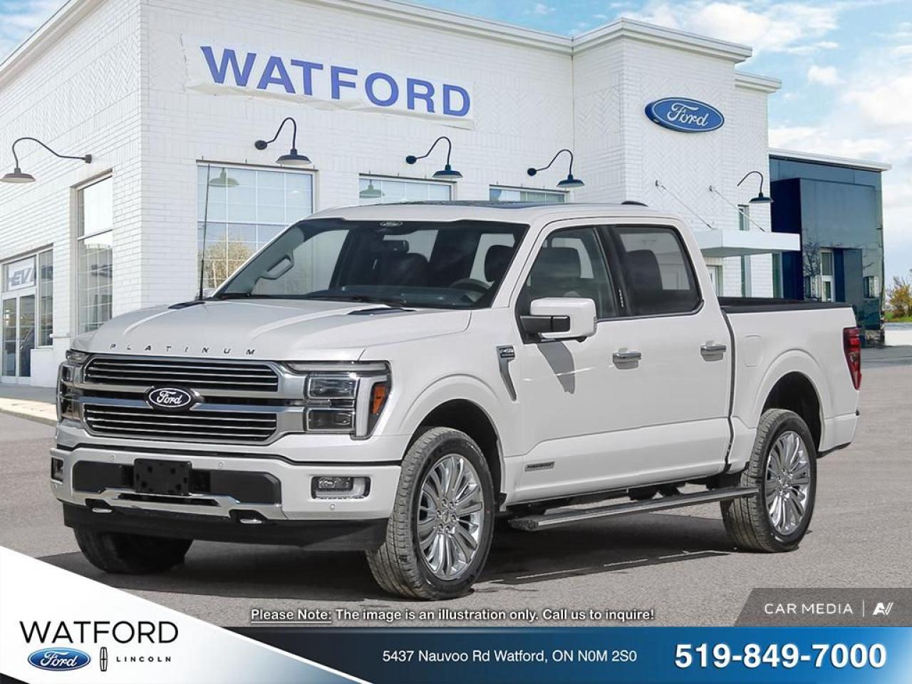 New 2025 Ford F-150 Hybrid PLATINUM for sale in Watford, ON