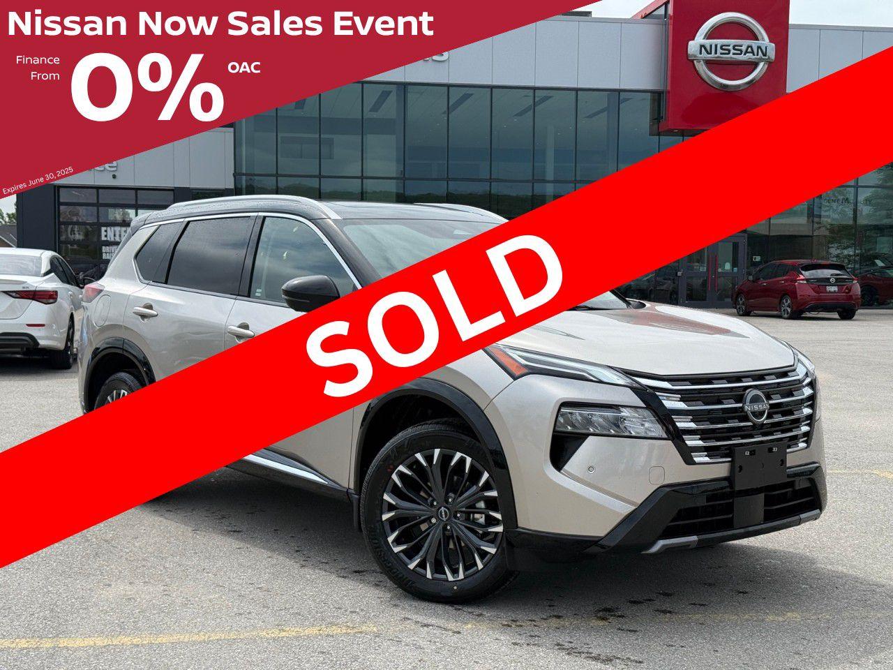 New 2025 Nissan Rogue AWD Platinum for sale in Midland, ON