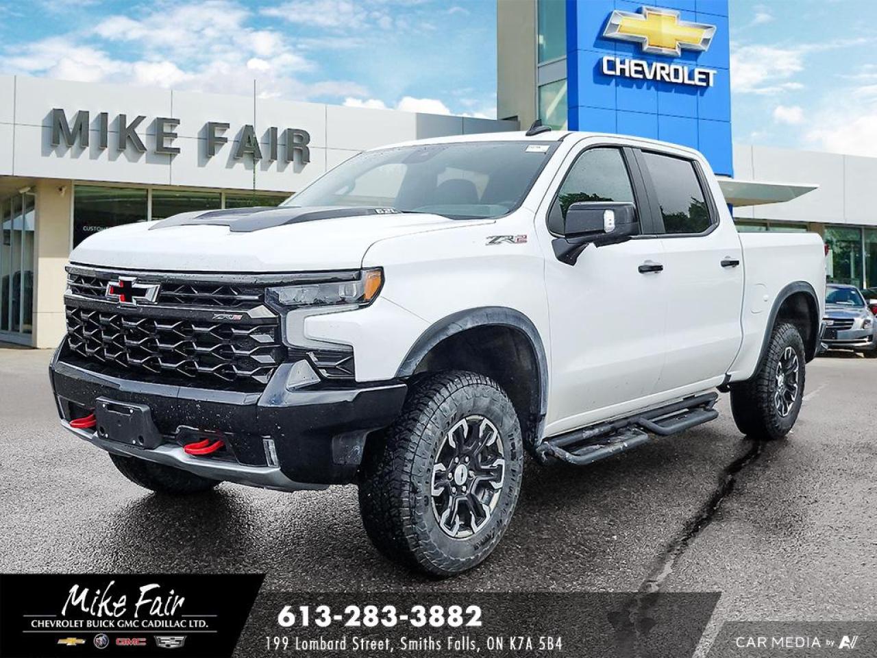 Used 2022 Chevrolet Silverado 1500 ZR2 sunroof,rain sense wipers,heated front seats/outside mirrors/steering wheel,HD surround vision for sale in Smiths Falls, ON