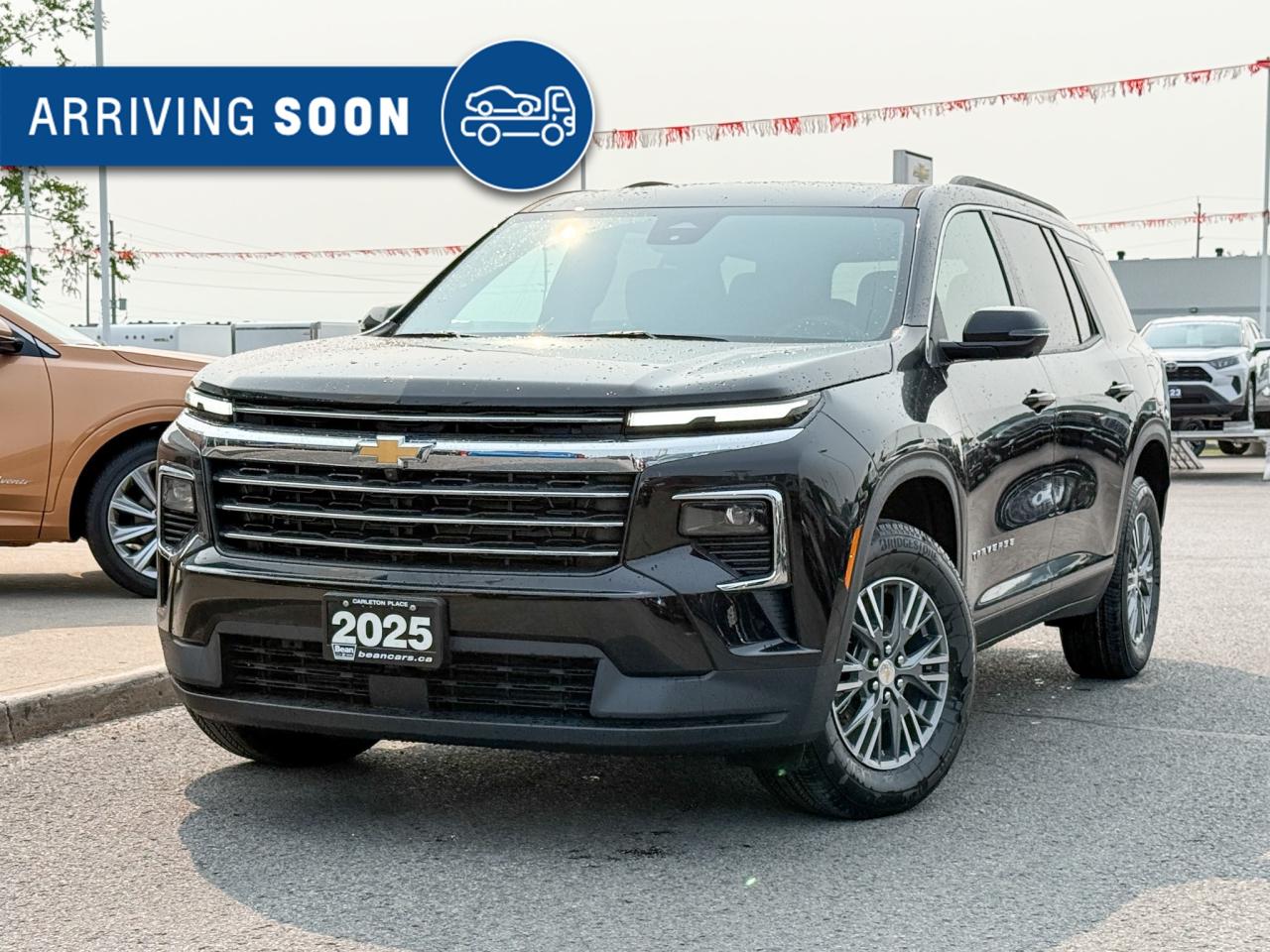 New 2025 Chevrolet Traverse LT 2.5L 4 CYL WITH REMOTE START/ENTRY, HEATED SEATS, HEATED STEERING WHEEL, POWER LIFTGATE, HD SURROUND VISION, APPLE CARPLAY AND ANDROID AUTO for sale in Carleton Place, ON