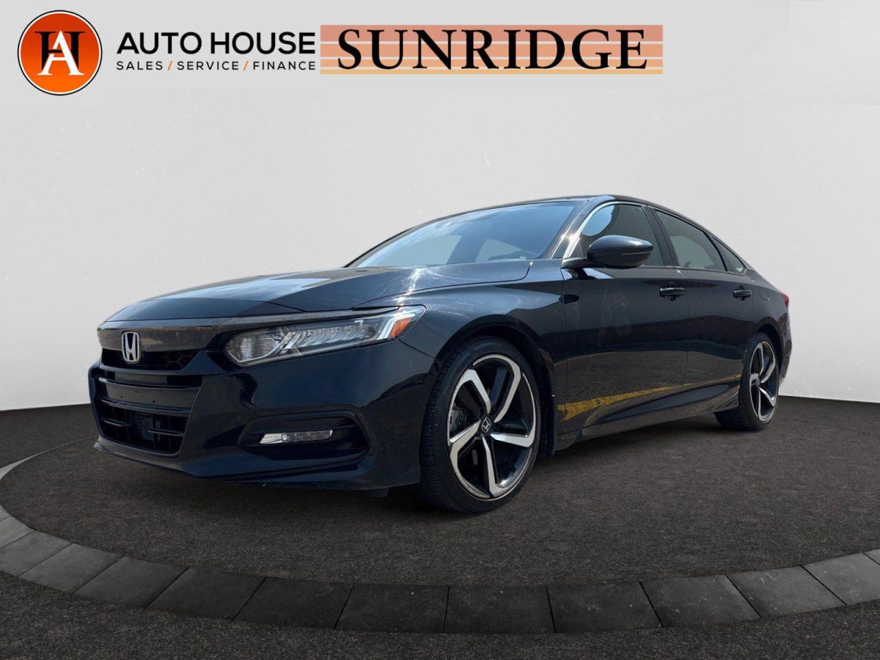 Used 2018 Honda Accord Sedan Sport LEATHER LANE ASSIST SUNROOF HEATED MIRRORS DRIVE MODES PADDLE SHIFTER HEATED LEATHER SEATS for sale in Calgary, AB
