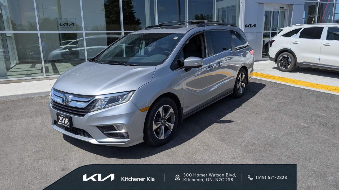 Used 2018 Honda Odyssey EX-L 2 sets tires, No Accidents, vacuum, blueray for sale in Kitchener, ON
