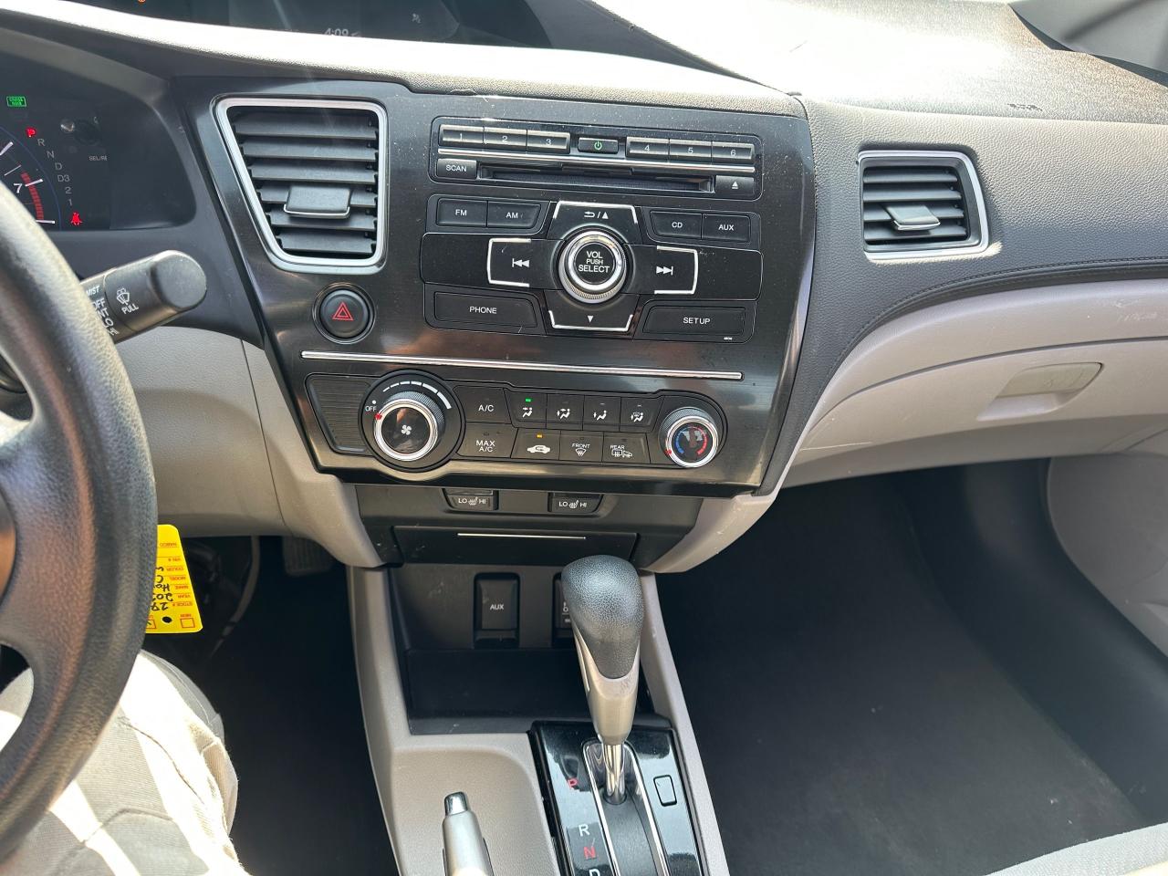 2013 Honda Civic LX, AUTO, SEDAN, ONLY 67KMS, LOW KMS, CERT - Photo #8