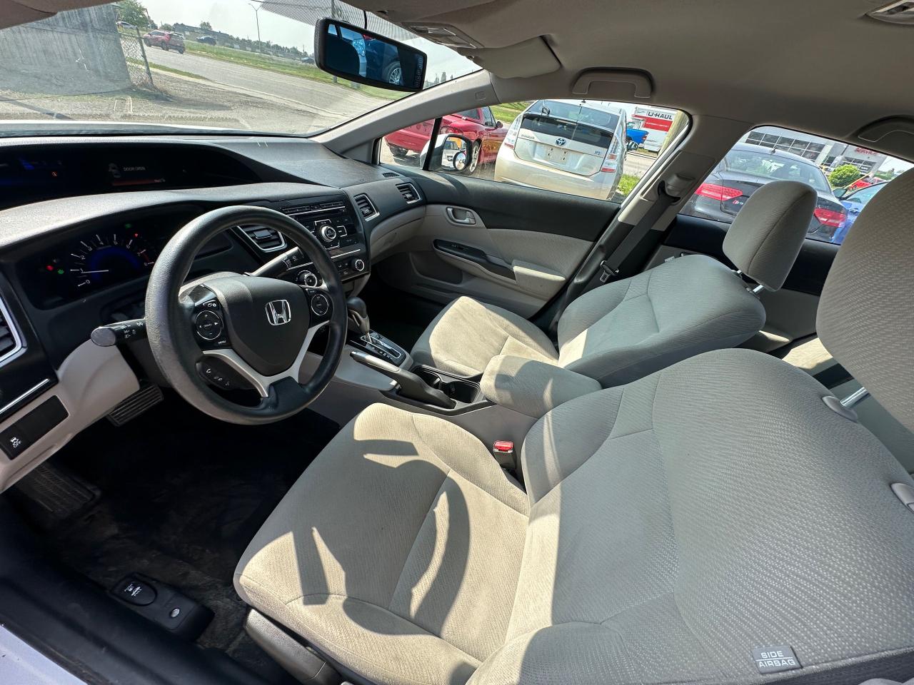 2013 Honda Civic LX, AUTO, SEDAN, ONLY 67KMS, LOW KMS, CERT - Photo #10