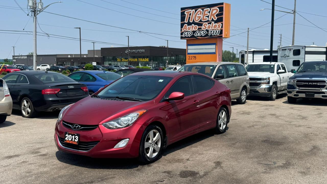 2013 Hyundai Elantra GLS, WELL SERVICED, SUNROOF, CERTIFIED, ONLY 175KM