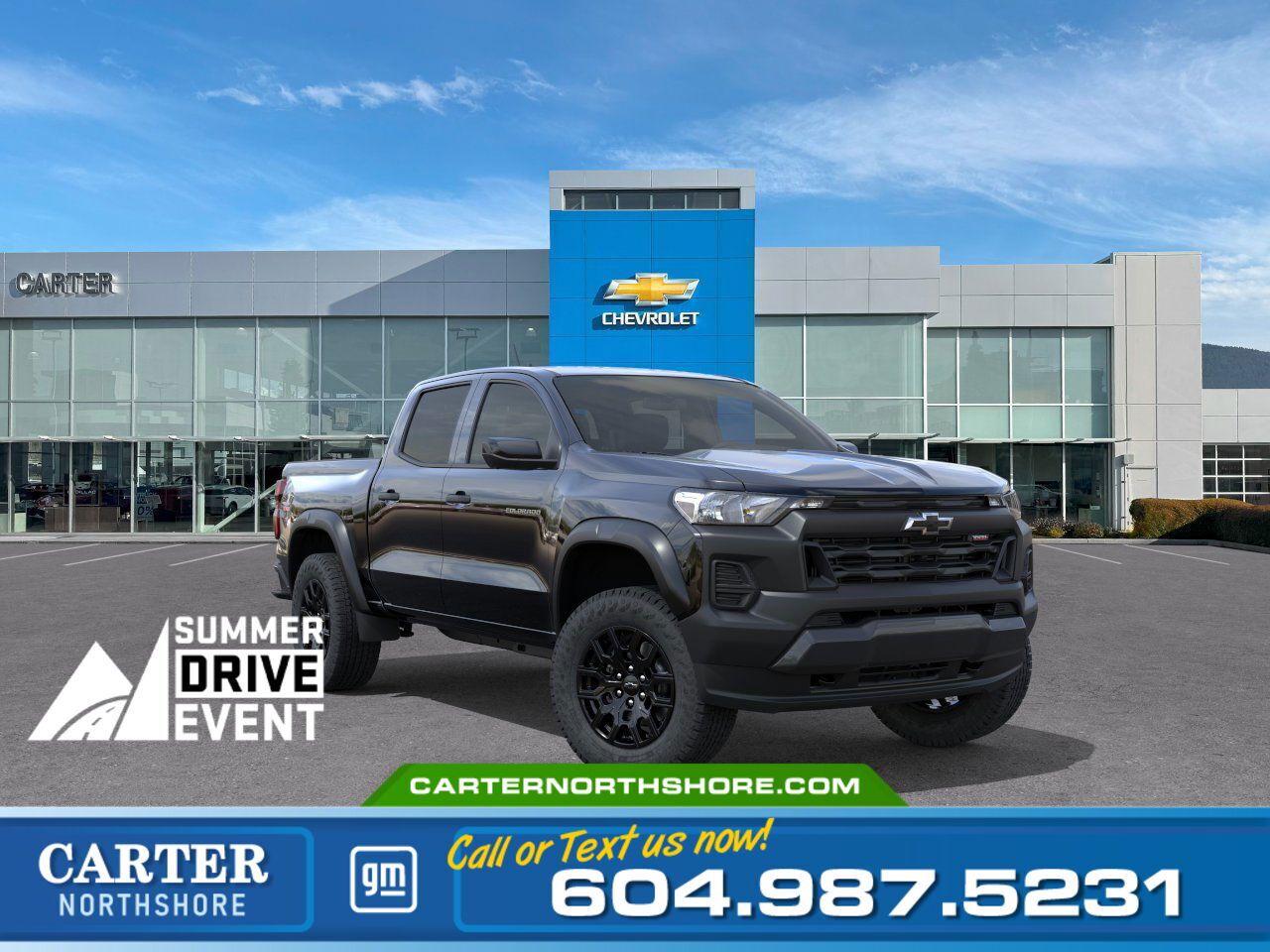 New 2025 Chevrolet Colorado TRAIL BOSS 4WD | Adpt Cruise Ctrl/Adv Trailer Pkg for sale in North Vancouver, BC