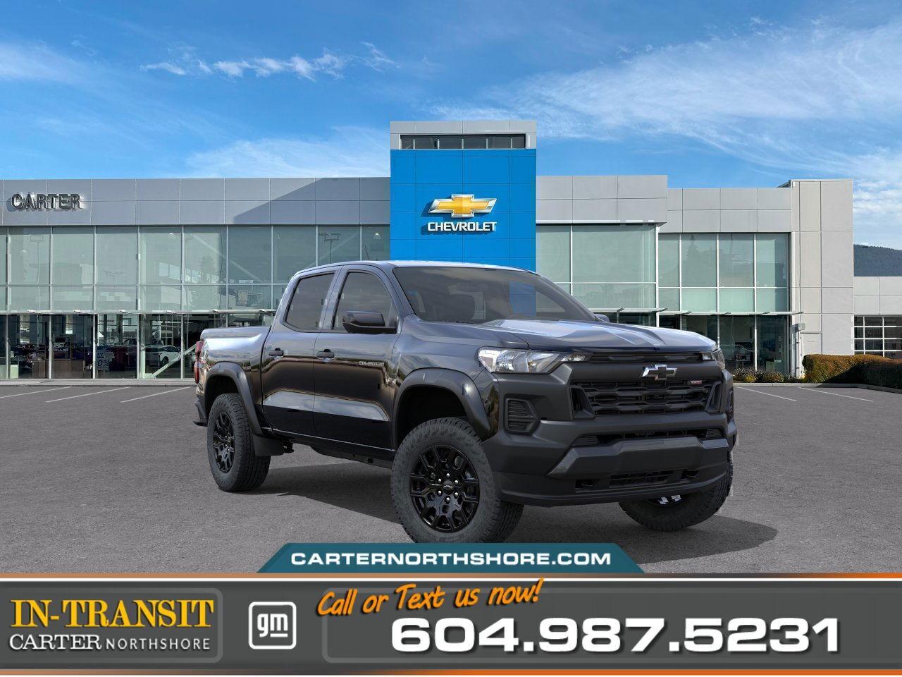 New 2025 Chevrolet Colorado TRAIL BOSS 4WD | Adpt Cruise Ctrl/Adv Trailer Pkg for sale in North Vancouver, BC