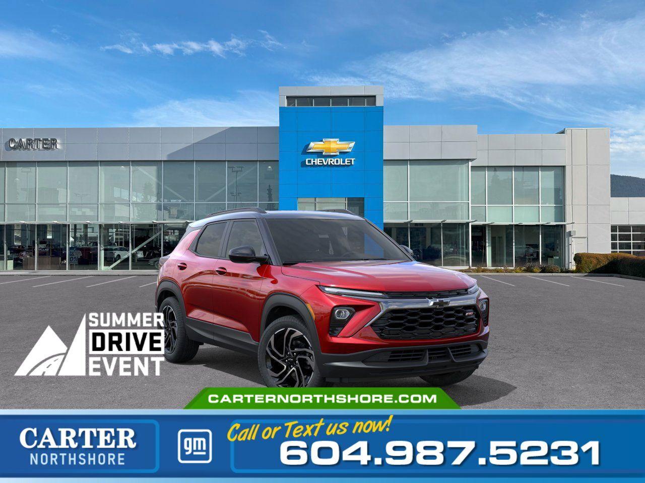 New 2026 Chevrolet TrailBlazer 1RS | Driver Assist Pkg/Cruise/HD Camera for sale in North Vancouver, BC