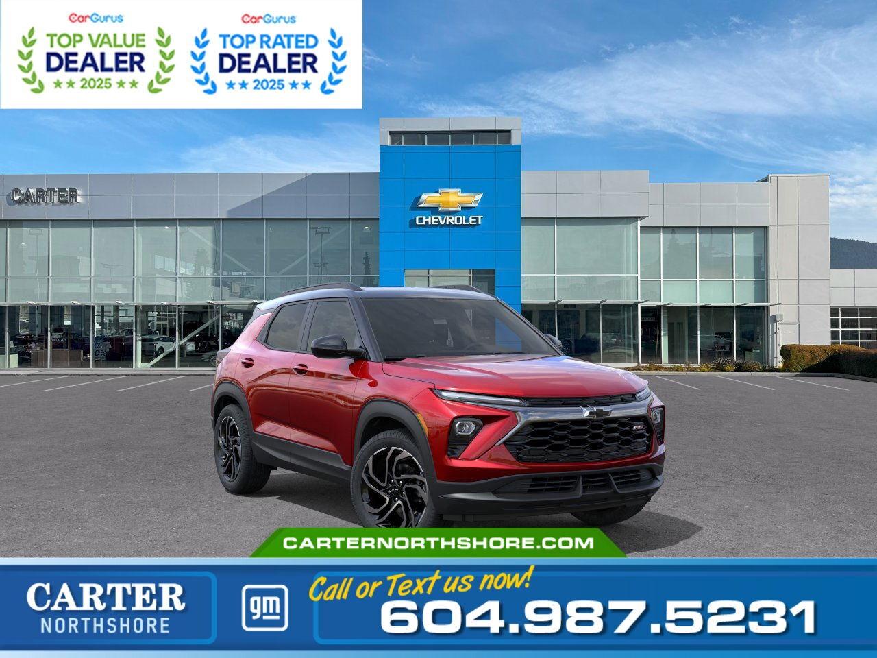 New 2026 Chevrolet TrailBlazer 1RS | Driver Assist Pkg/Cruise/HD Camera for sale in North Vancouver, BC