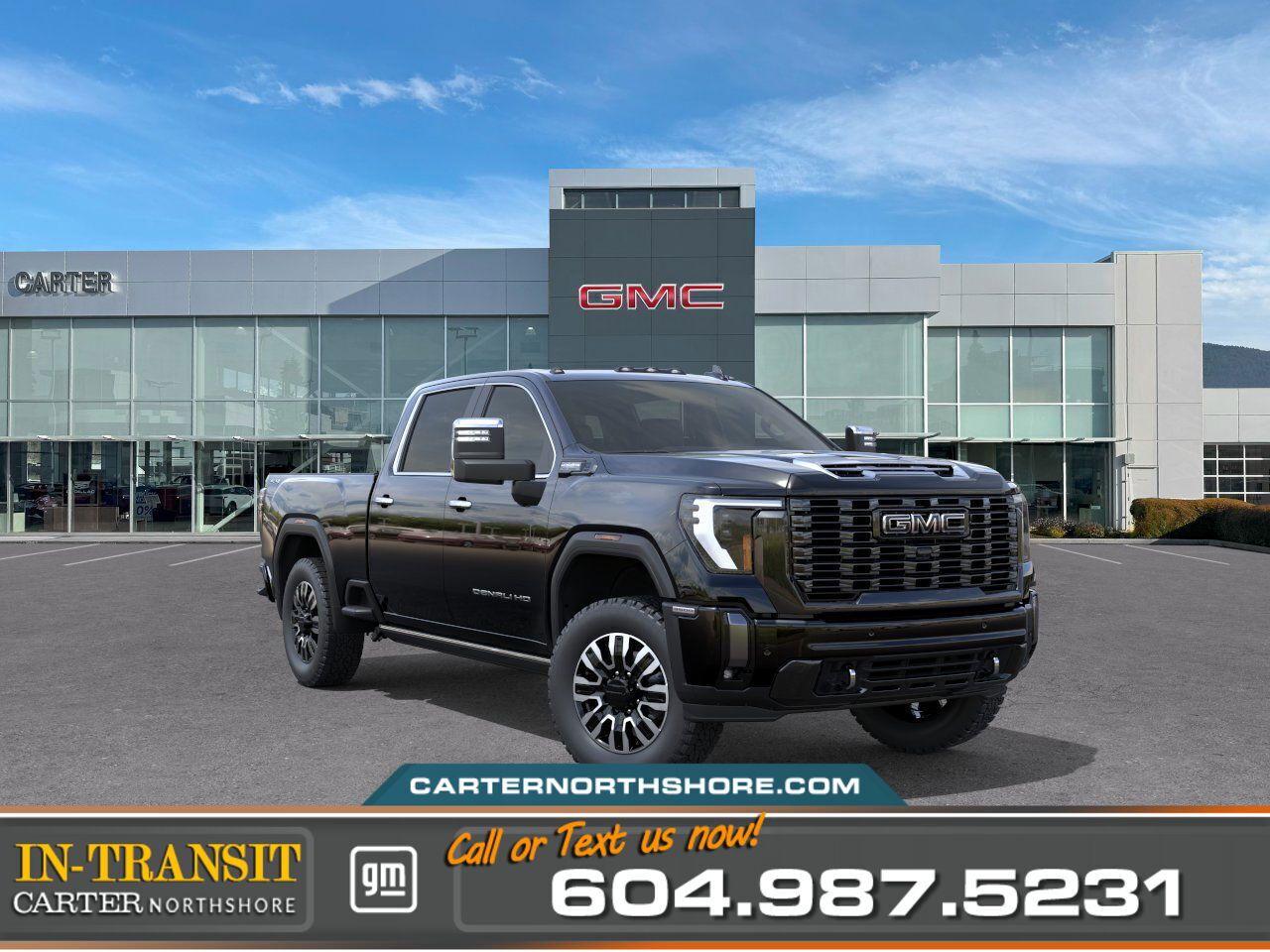 New 2025 GMC Sierra 3500 HD DENALI ULTIMATE 4WD | Sunroof/Rear Diff/HD Vision for sale in North Vancouver, BC