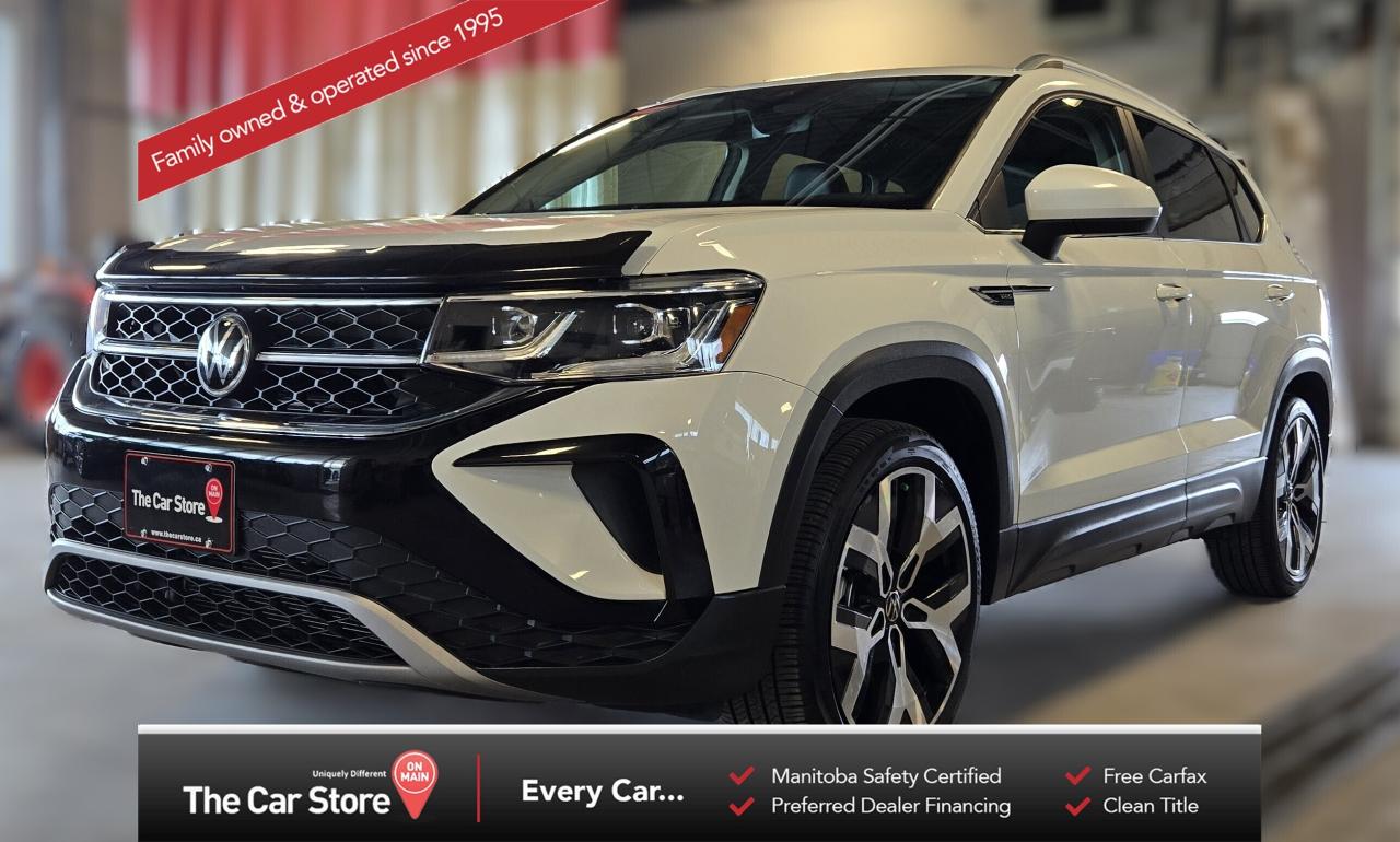 Used 2022 Volkswagen Taos AWD| Off Lease/1 Owner/0 Accident for sale in Winnipeg, MB