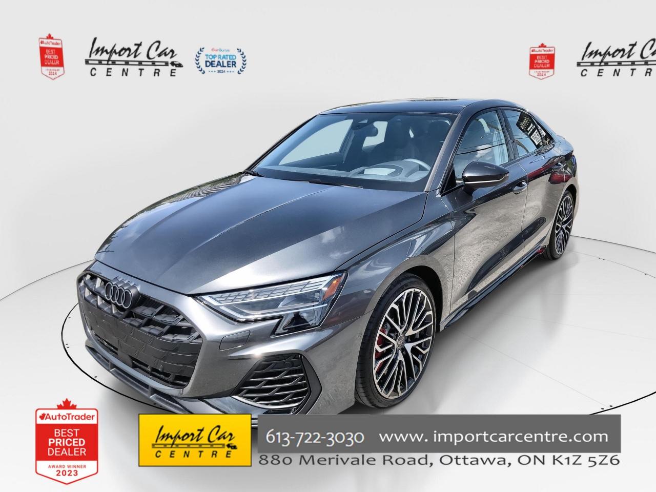 Used 2025 Audi S3 2.0T Technik LINE NEW!!  ONLY 4,799KMS, TECHNIK, L for sale in Ottawa, ON