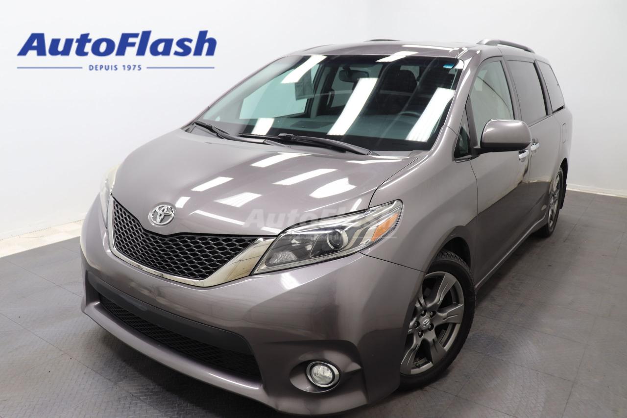 Used 2017 Toyota Sienna SE, 8 PASS, CAMERA, BLUETOOTH, CUIR, SIEGES CHAUFF for sale in Saint-Hubert, QC