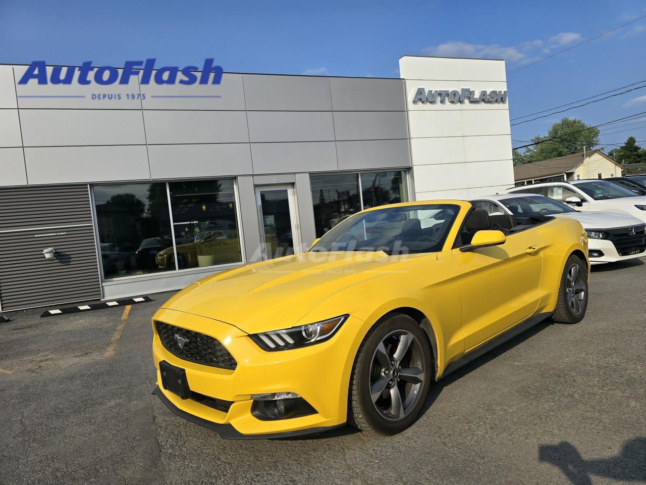 Used 2015 Ford Mustang 3.7L V6, PONY PACK, CAMERA, CONVERTIBLE for sale in Saint-Hubert, QC
